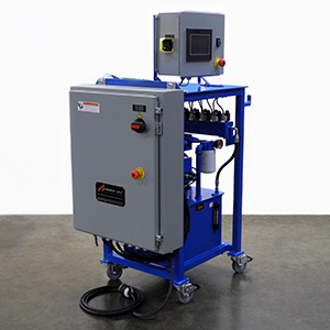 SelectForm Model 400 Hydraulic End Forming System with Optional PLC Interface, Stand, and Finger Controller